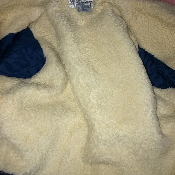 Vintage Masterpiece Apparel Denim Jacket Sherpa Lining Trucker Jean Jacket XL - Picture 7 of 12